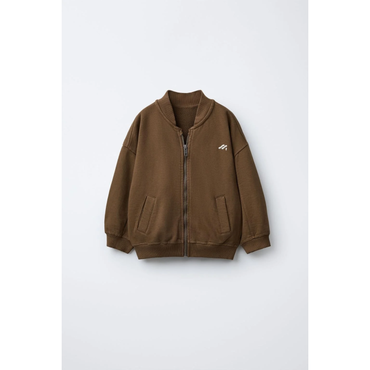 ФЛИСОВЫЙ БОМБЕР С ЛОГОТИПОМ