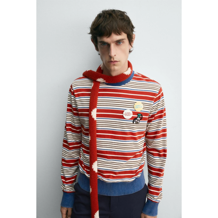 ФУТБОЛКА В ПОЛОСКУ HARRY LAMBERT FOR ZARA X DISNEY