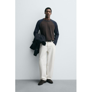 ФУТБОЛКА КОЛОР-БЛОК С РУКАВАМИ РЕГЛАН