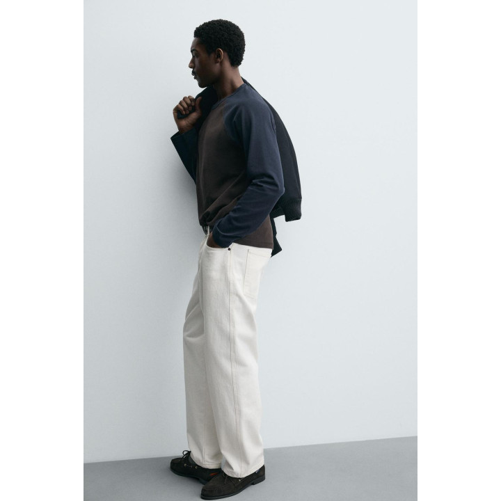 ФУТБОЛКА КОЛОР-БЛОК С РУКАВАМИ РЕГЛАН