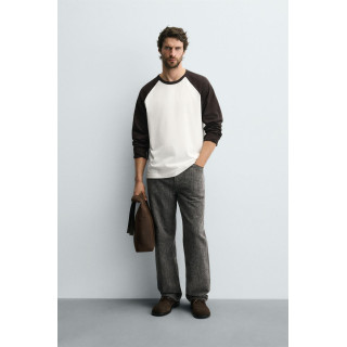 ФУТБОЛКА КОЛОР-БЛОК С РУКАВАМИ РЕГЛАН