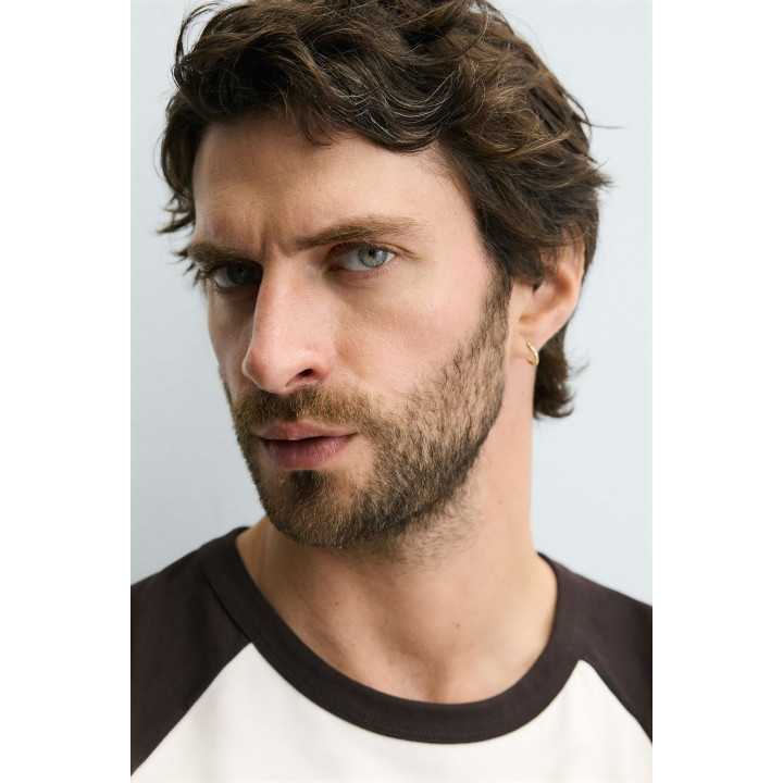 ФУТБОЛКА КОЛОР-БЛОК С РУКАВАМИ РЕГЛАН