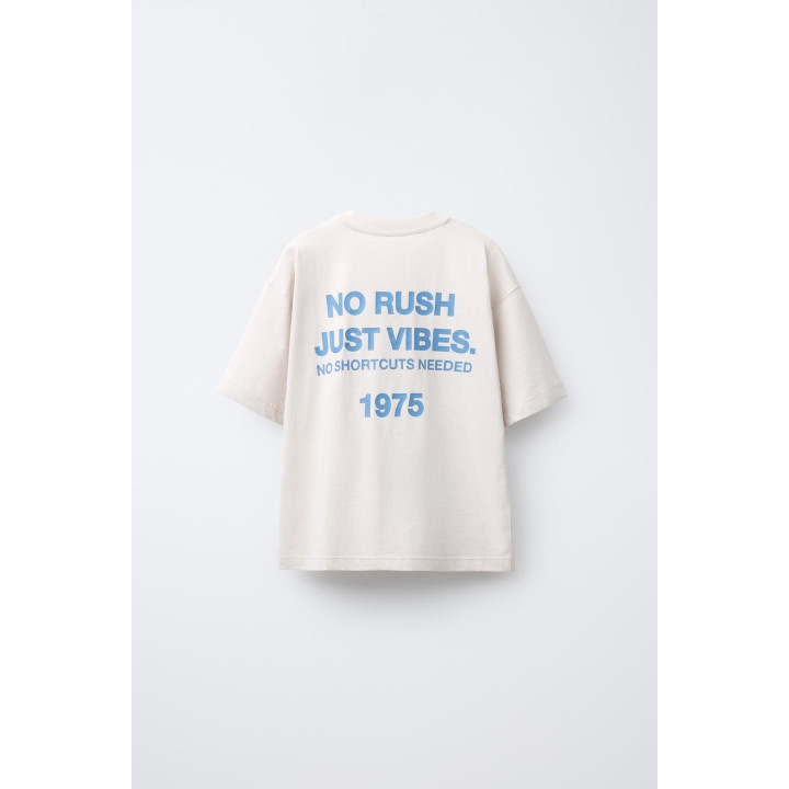 НАБОР ИЗ ДВУХ ФУТБОЛОК С ТЕКСТОВЫМ ПРИНТОМ