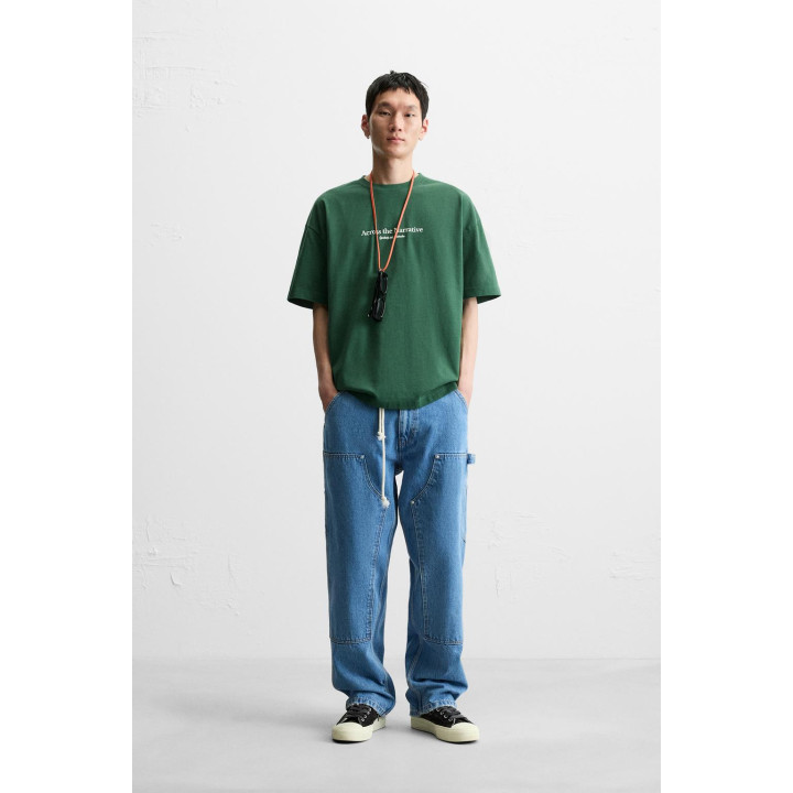 ФУТБОЛКА С ПРИНТАМИ И НАДПИСЯМИ