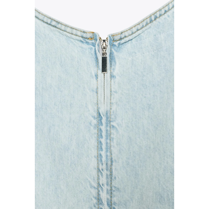 КОРОТКИЙ ДЖИНСОВЫЙ ТОП Z1975