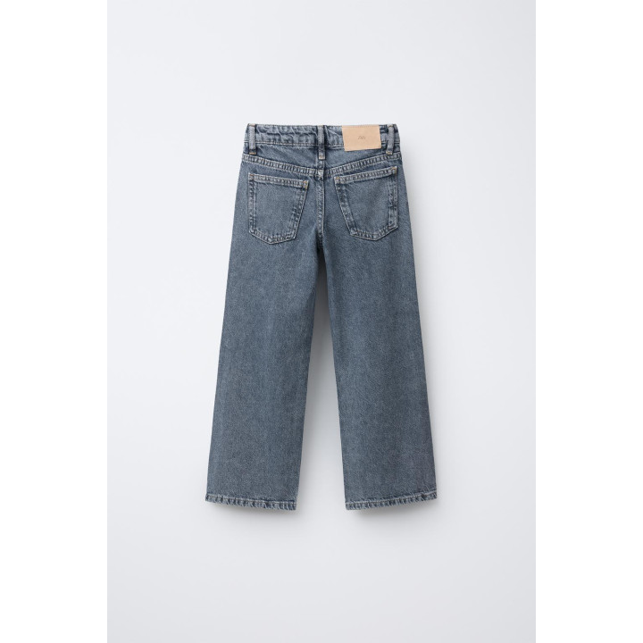 ДЖИНСЫ WIDE LEG С ЗАКЛЕПКАМИ