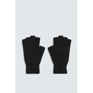 Вязаные митенки из шерсти и кашемира