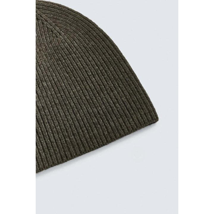 ШАПКА БИНИ В РУБЧИК ИЗ ШЕРСТИ