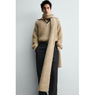 ТРИКОТАЖНЫЙ ШАРФ ВАФЕЛЬНОЙ ВЯЗКИ LIMITED EDITION