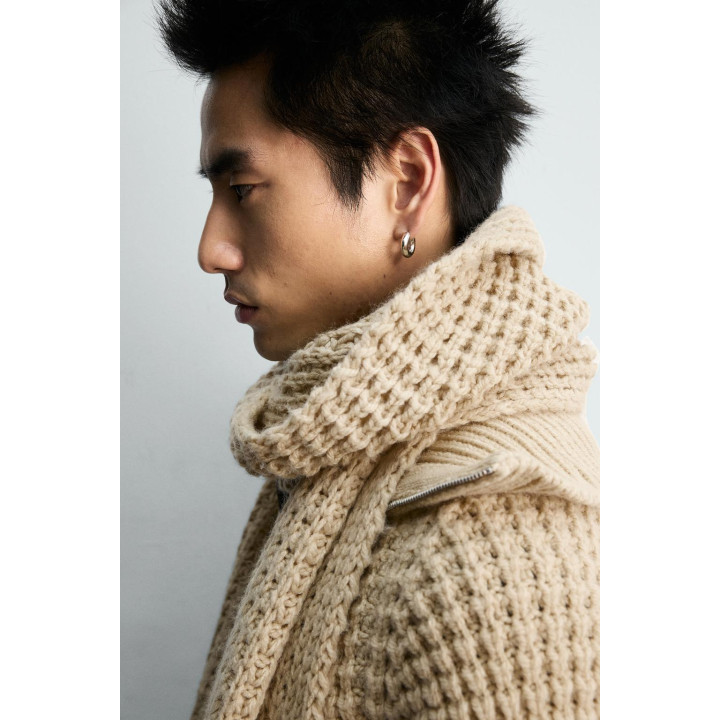 ТРИКОТАЖНЫЙ ШАРФ ВАФЕЛЬНОЙ ВЯЗКИ LIMITED EDITION