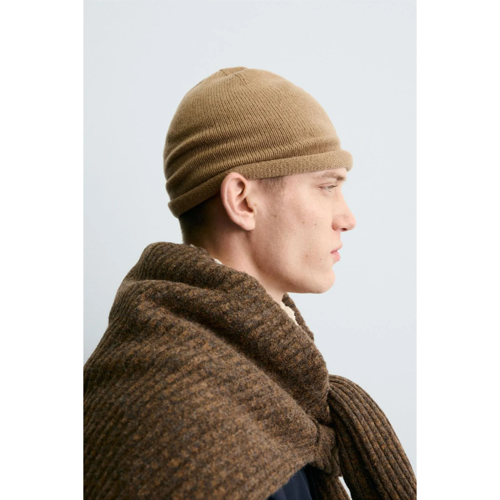 ШАПКА БИНИ ИЗ СМЕСОВОЙ ШЕРСТИ