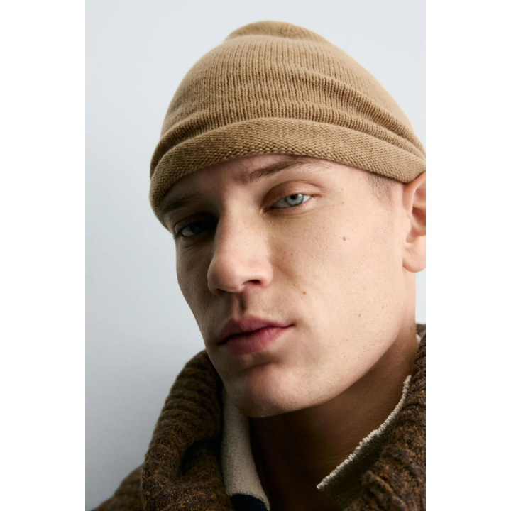 ШАПКА БИНИ ИЗ СМЕСОВОЙ ШЕРСТИ