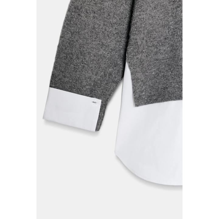 ДЖЕРСИ В РУБЧИК ИЗ ПОПЛИНА