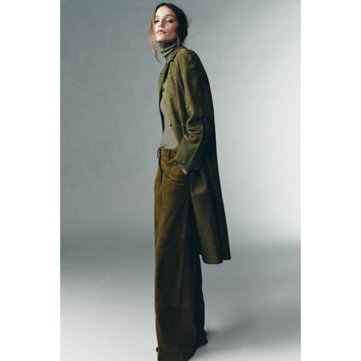 100% SUEDE LEATHER TROUSERS LIMITED EDITION