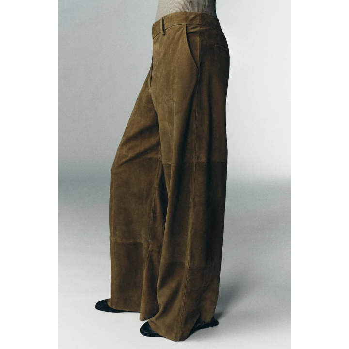 100% SUEDE LEATHER TROUSERS LIMITED EDITION