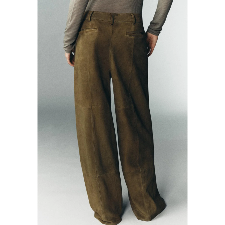 100% SUEDE LEATHER TROUSERS LIMITED EDITION