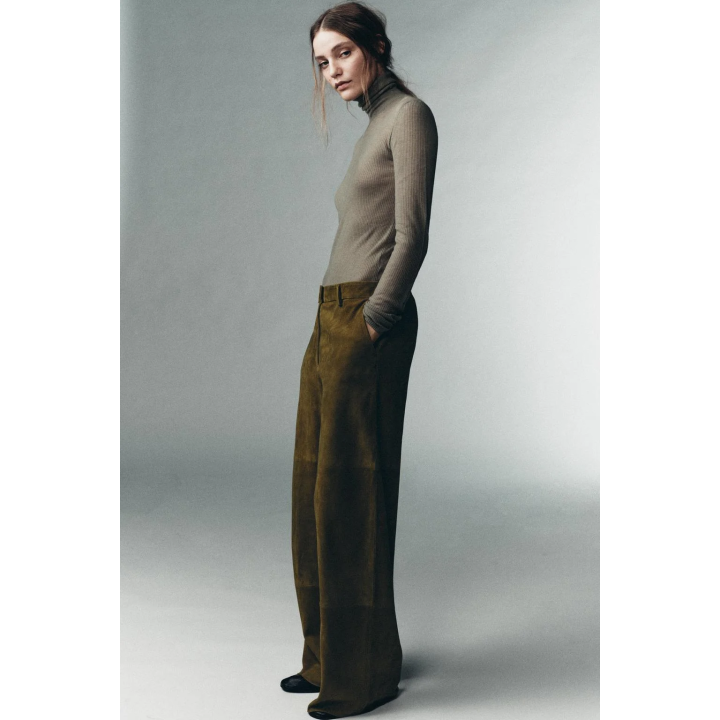 100% SUEDE LEATHER TROUSERS LIMITED EDITION