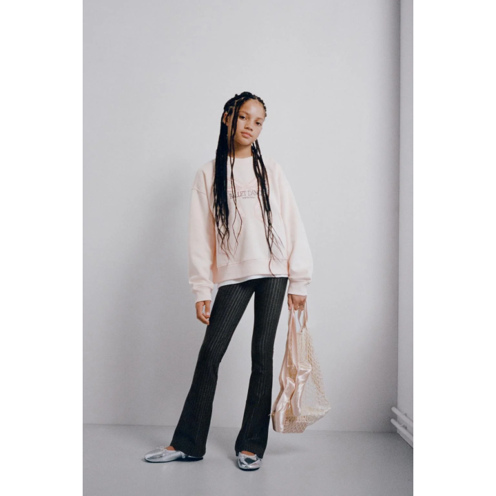 БРЮКИ-КЛЕШ В ТОНКУЮ ПОЛОСКУ