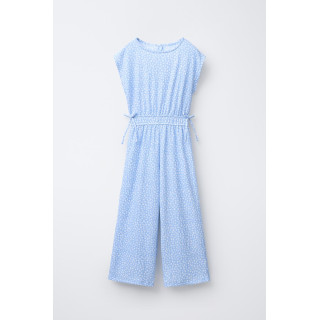 ДЛИННЫЙ КОМБИНЕЗОН С ТЕКСТУРНЫМ ПРИНТОМ