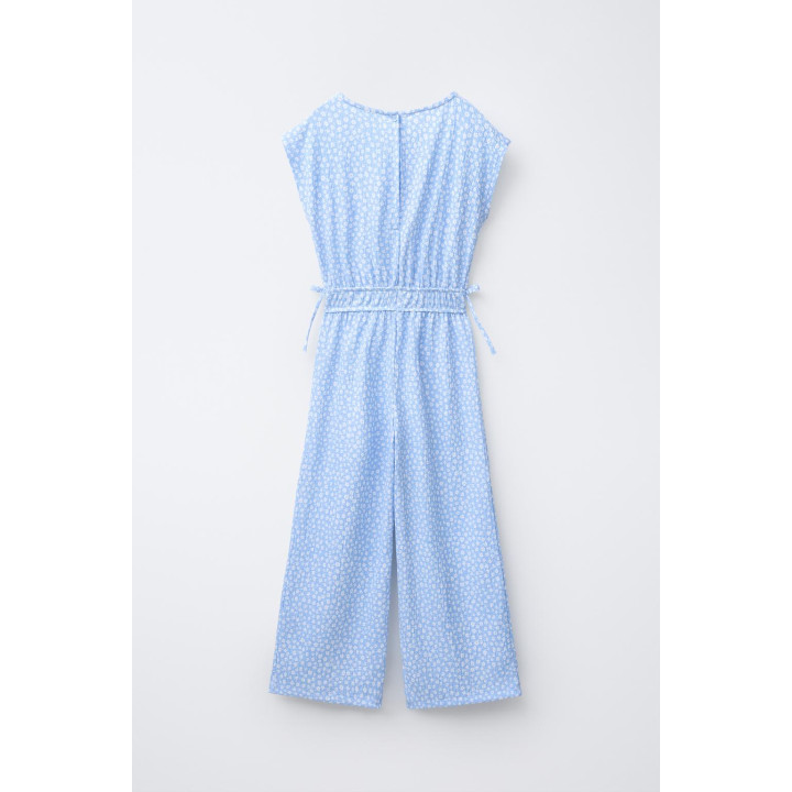 ДЛИННЫЙ КОМБИНЕЗОН С ТЕКСТУРНЫМ ПРИНТОМ