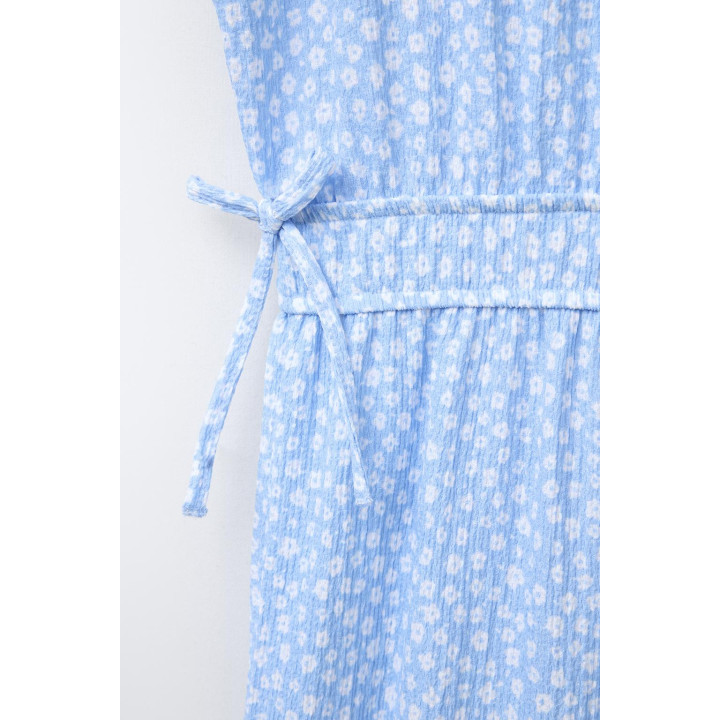 ДЛИННЫЙ КОМБИНЕЗОН С ТЕКСТУРНЫМ ПРИНТОМ