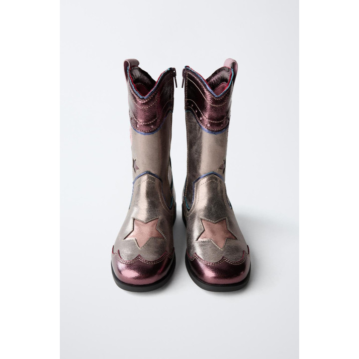 МЕТАЛЛИЗИРОВАННЫЕ КОВБОЙСКИЕ САПОГИ