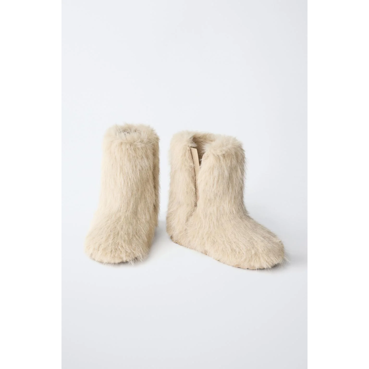 Сапоги с искусственным мехом от снега