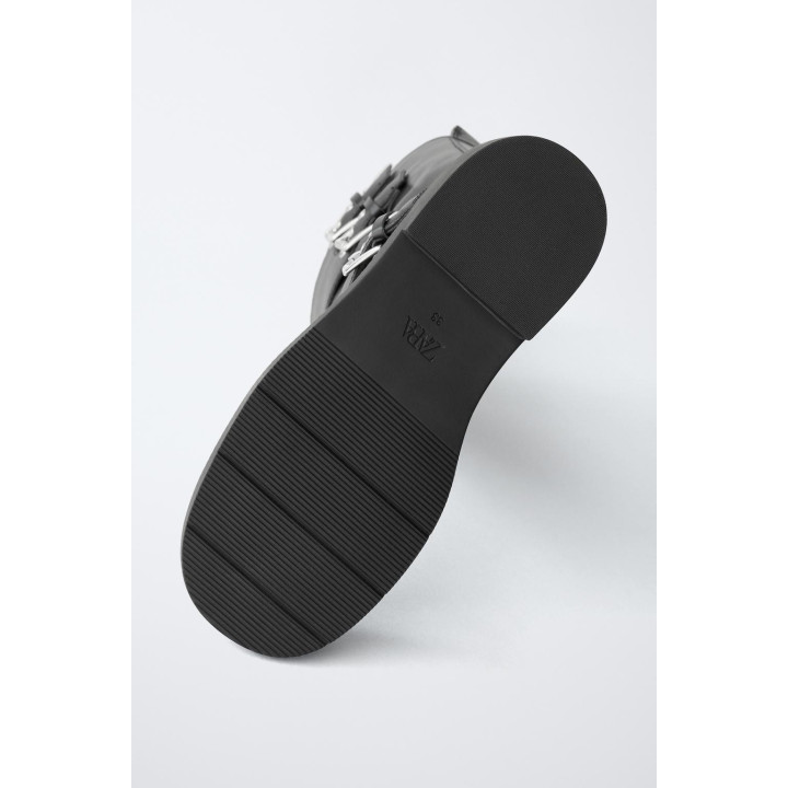 ВЫСОКИЕ БАЙКЕРСКИЕ САПОГИ