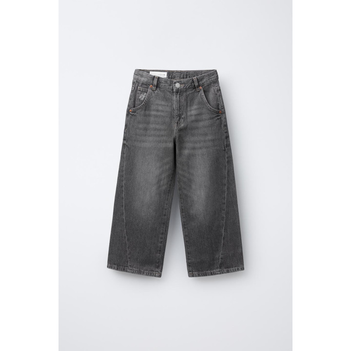 ДЖИНСЫ WIDE LEG СО СТРОЧКОЙ