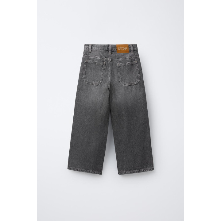 ДЖИНСЫ WIDE LEG СО СТРОЧКОЙ