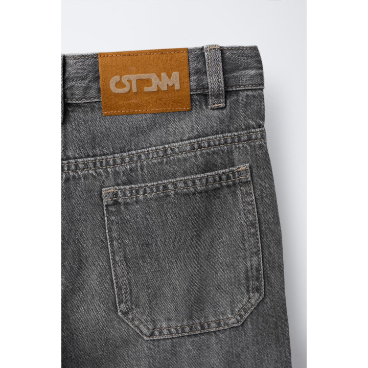 ДЖИНСЫ WIDE LEG СО СТРОЧКОЙ