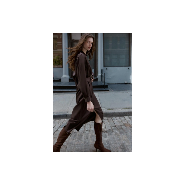 САПОГИ С ПРЯЖКОЙ И КАБЛУКОМ