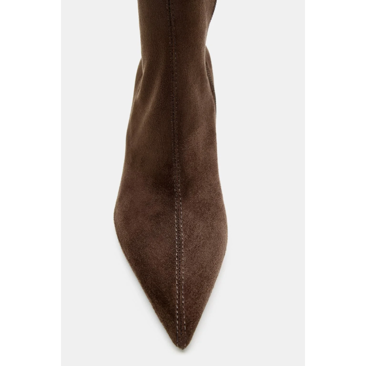 САПОГИ С ПРЯЖКОЙ И КАБЛУКОМ