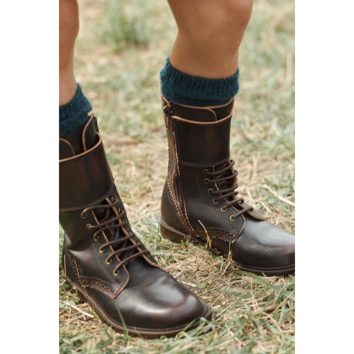 Ботинки на шнуровке из ограниченной коллекции из кожи