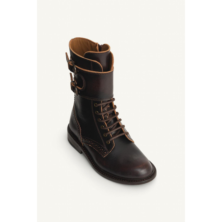 Ботинки на шнуровке из ограниченной коллекции из кожи