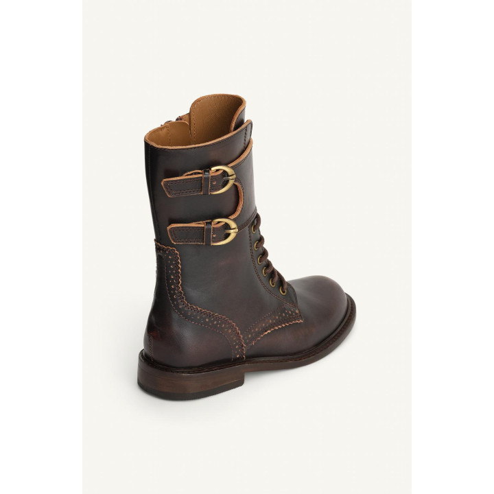 Ботинки на шнуровке из ограниченной коллекции из кожи