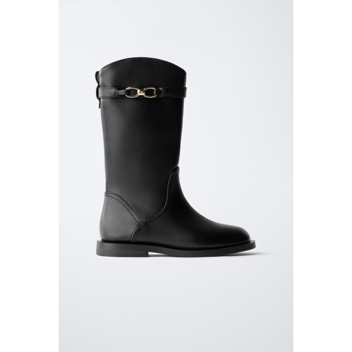 ВЫСОКИЕ САПОГИ С ПРЯЖКОЙ