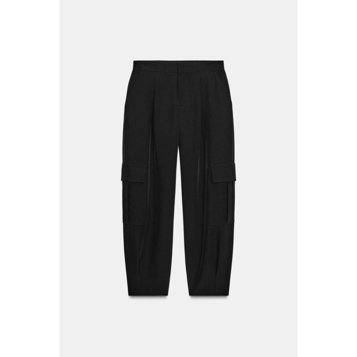 Брюки-морковки с карманами-грузовиками