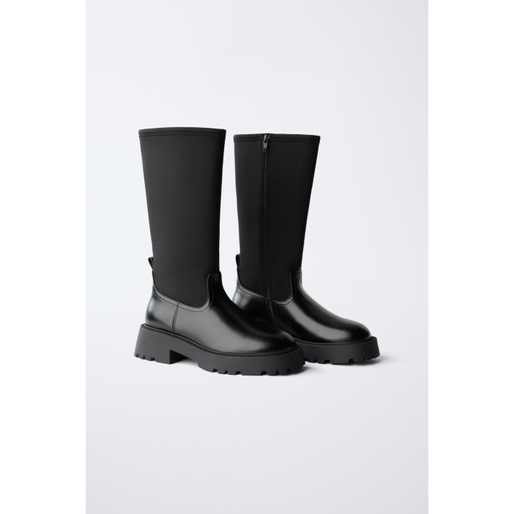 ВЫСОКИЕ БОТИНКИ-НОСКИ