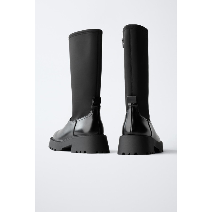 ВЫСОКИЕ БОТИНКИ-НОСКИ