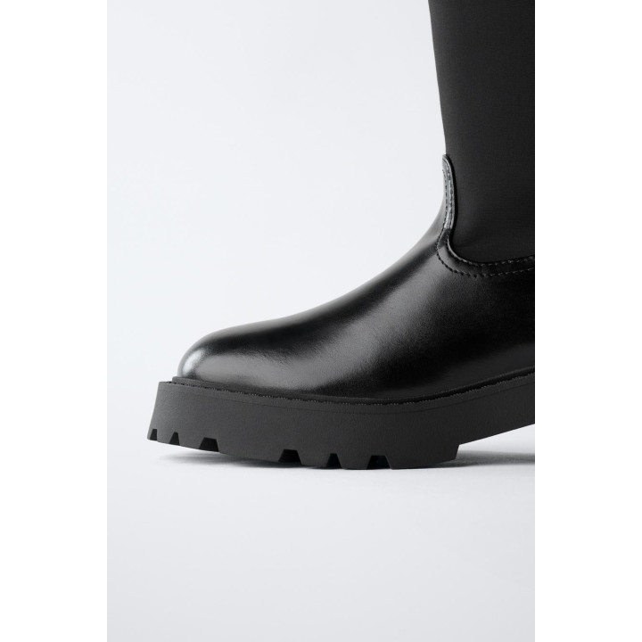 ВЫСОКИЕ БОТИНКИ-НОСКИ