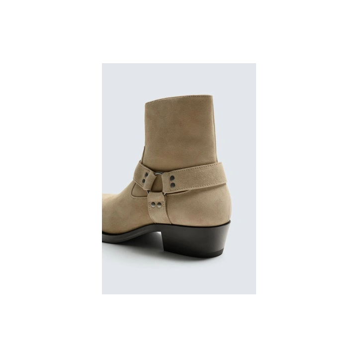 КОЖАНЫЕ САПОГИ С РЕМЕШКАМИ