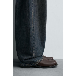 САПОГИ С ДЕКОРАТИВНОЙ СТРОЧКОЙ