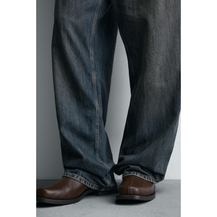 САПОГИ С ДЕКОРАТИВНОЙ СТРОЧКОЙ