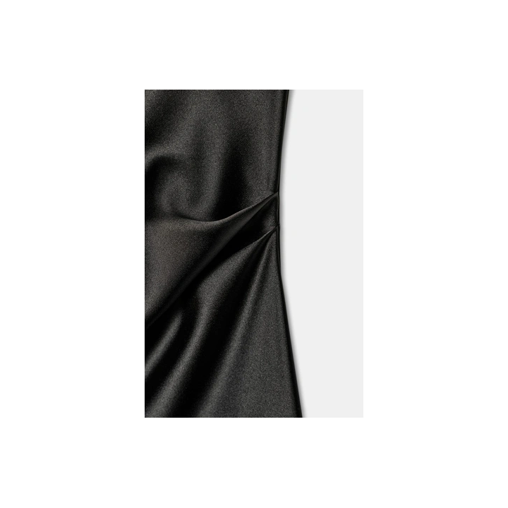 ДЛИННЫЙ АТЛАСНЫЙ ТОП С БАХРОМОЙ