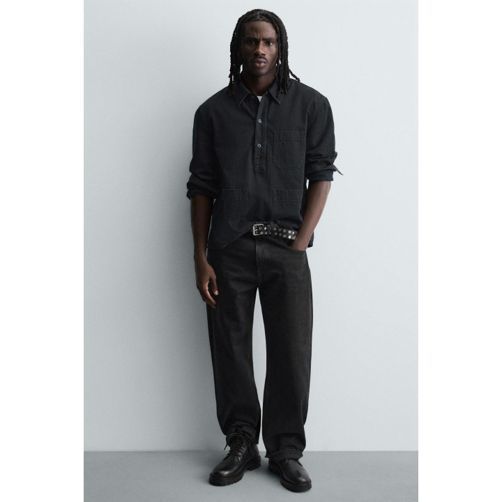 Кожаные ботинки на шнуровке