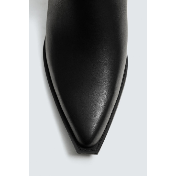 САПОГИ В КОВБОЙСКОМ СТИЛЕ С ЗАОСТРЕННЫМ НОСКОМ