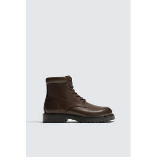 БОТИНКИ СО ШНУРОВКОЙ НА ОБЪЕМНОЙ ПОДОШВЕ