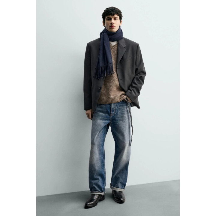 Кожаные сапоги на каблуке