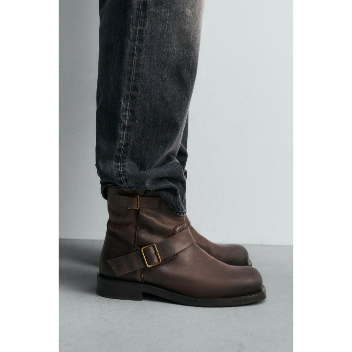 КОЖАНЫЕ БОТИНКИ С ПРЯЖКАМИ — LIMITED EDITION